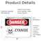Signmission Cyanide Danger Sign, Vinyl Decal, 5in W x 3.5in L, 2PK OS-2PACK-DS-D-35-L-1112 - alternate 3
